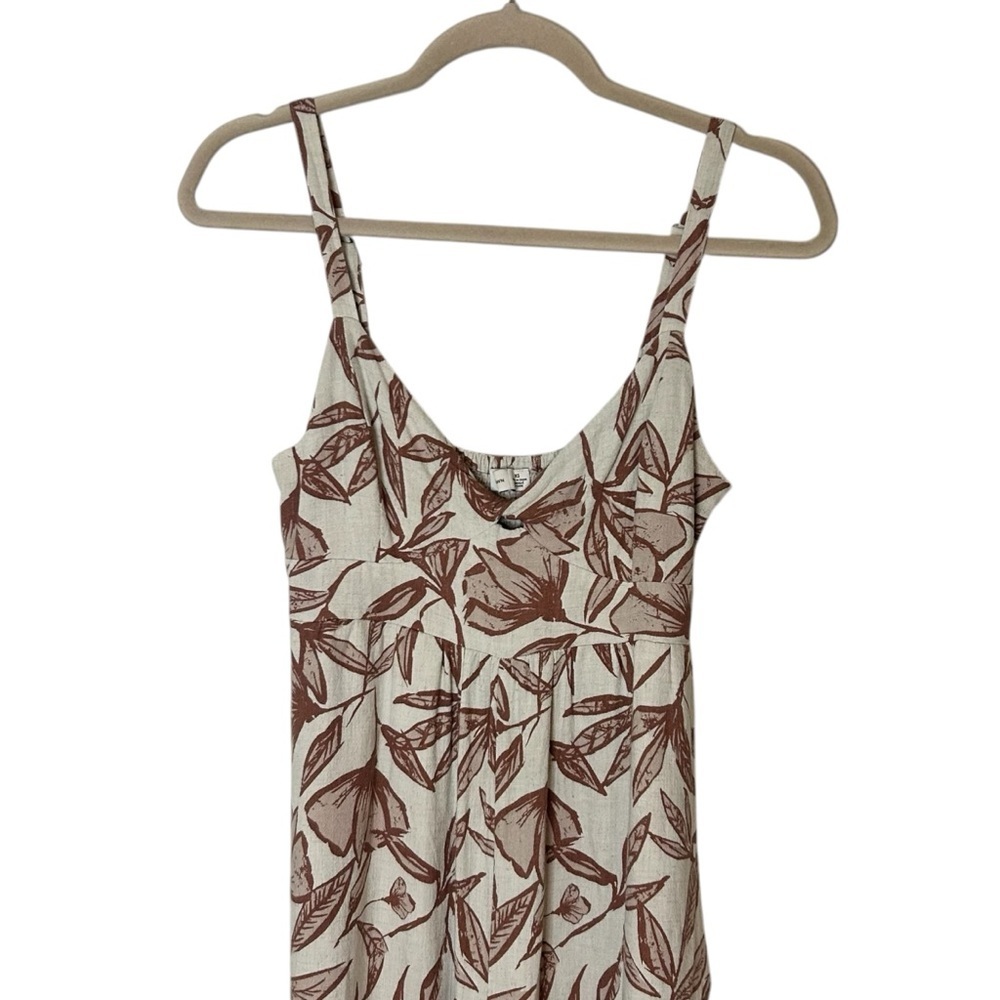Gentle Fawn Tropez Jumpsuit- Neutral Palm Linen Blend- Size XS - Picture 3 of 14